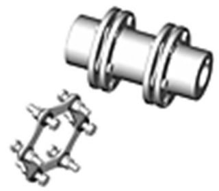 Picture of SX255-6 HUB 2-3/8 5/8X5/16KW LOV