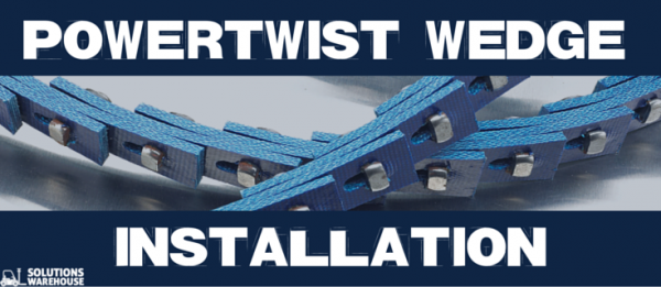 Picture for category HOW TO: Install PowerTwist Wedge Link Belting