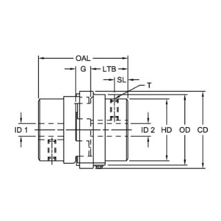 Picture of LC225 HUB 3/4  N/KW LOV