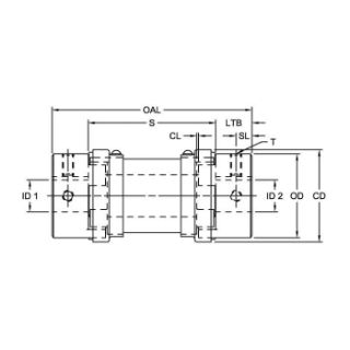 Picture of RRS100 HUB 1-1/8  1/4X1/8KW LOV