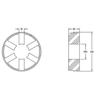 Picture of SW099/100 URE RING SPIDER LOV