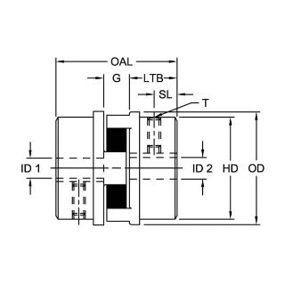 Picture of L276 HUB 2-1/2 *3/4X3/8KW LOV