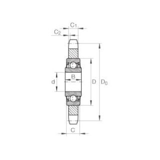 Picture of KSR16-L0-08-10-16-08 INA